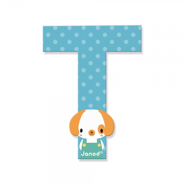 Lettre de l'alphabet pure t Janod