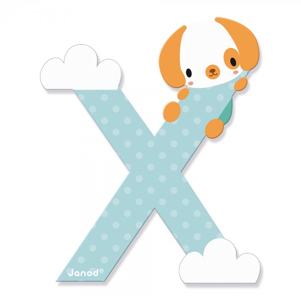 Lettre de l'alphabet pure e Janod