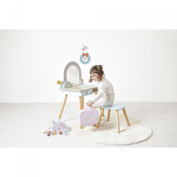 Coiffeuse en bois pour enfant licorne Janod