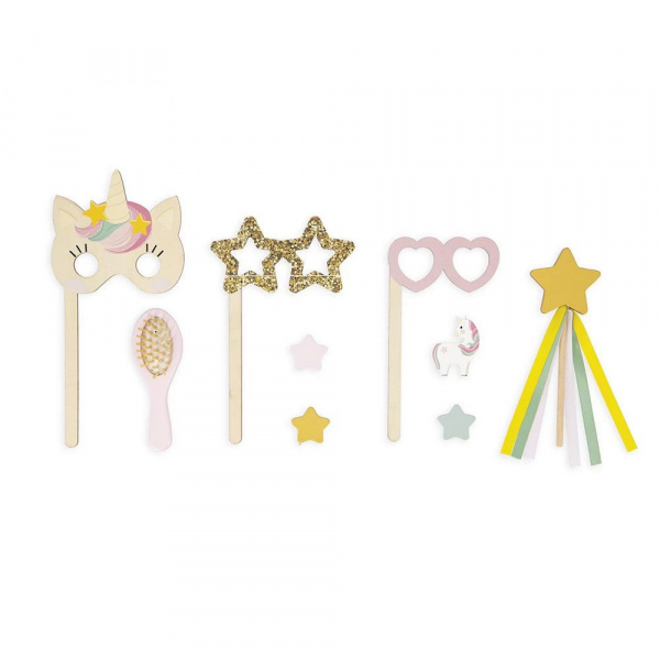 Coiffeuse en bois pour enfant licorne Janod