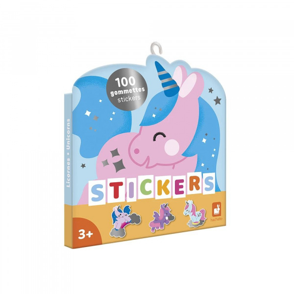 100 gommettes stickers licornes Janod