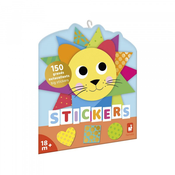 150 gommettes stickers formes géométriques Janod