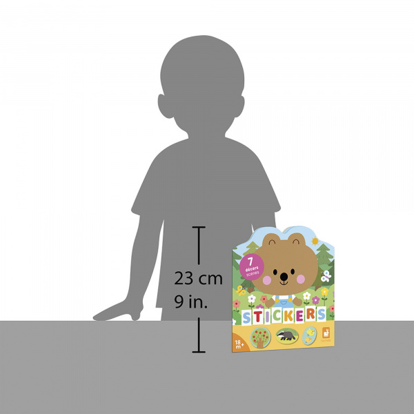 Cahier de stickers pour enfants la forêt Janod