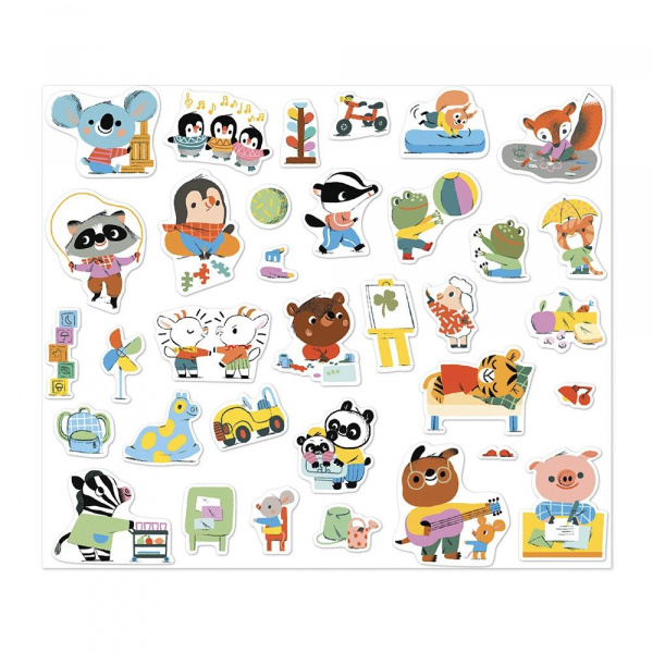 200 gommettes stickers maternelle Janod
