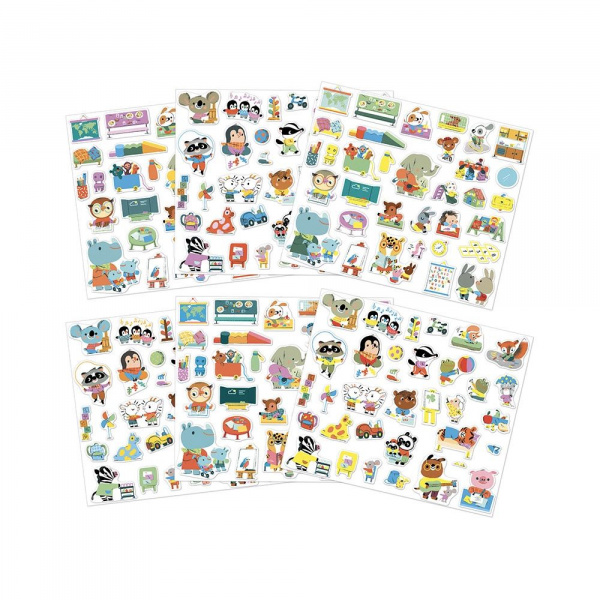 200 gommettes stickers maternelle Janod