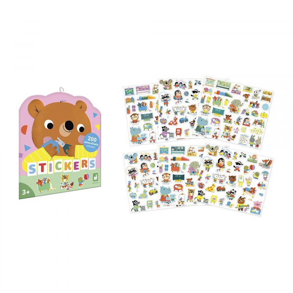 200 gommettes stickers maternelle Janod