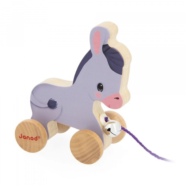 Jouet à tirer en bois âne Janod