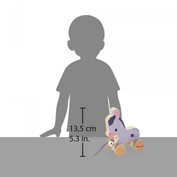 Jouet à tirer en bois âne Janod