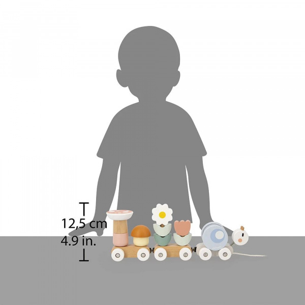 Train en bois à tirer tropik Janod