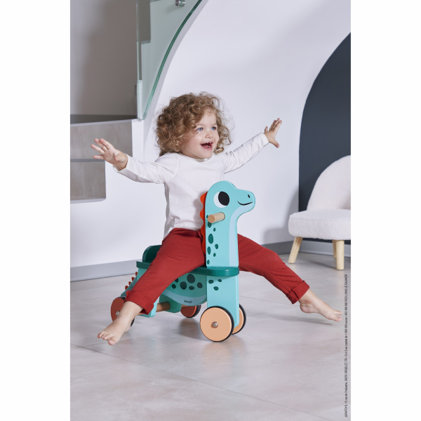 Porteur bébé dino portosaurus Janod