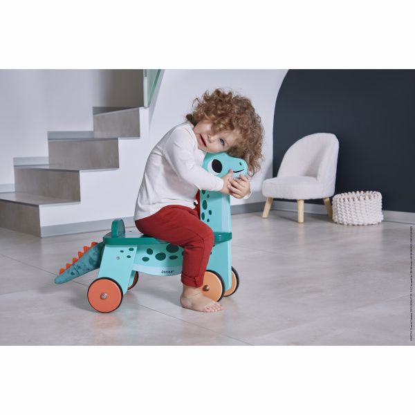 Porteur bébé dino portosaurus Janod