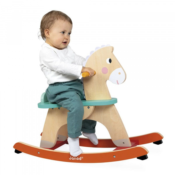 Cheval à bascule enfant ogalo zigolos Janod