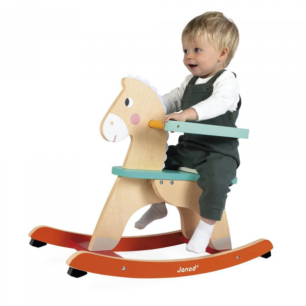 Cheval à bascule enfant ogalo zigolos Janod