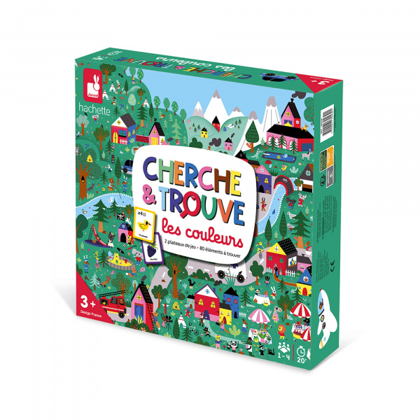 Jeu d'observation cherche et trouve les dinosaures Janod