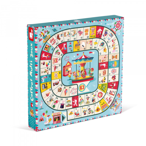 Coffret jeux enfant carrousel Janod