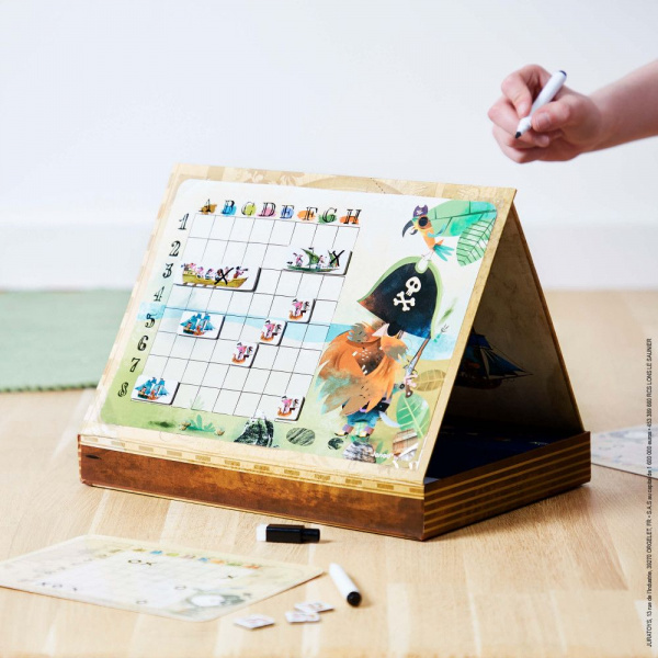 Jeu de société bataille navale pirates Janod