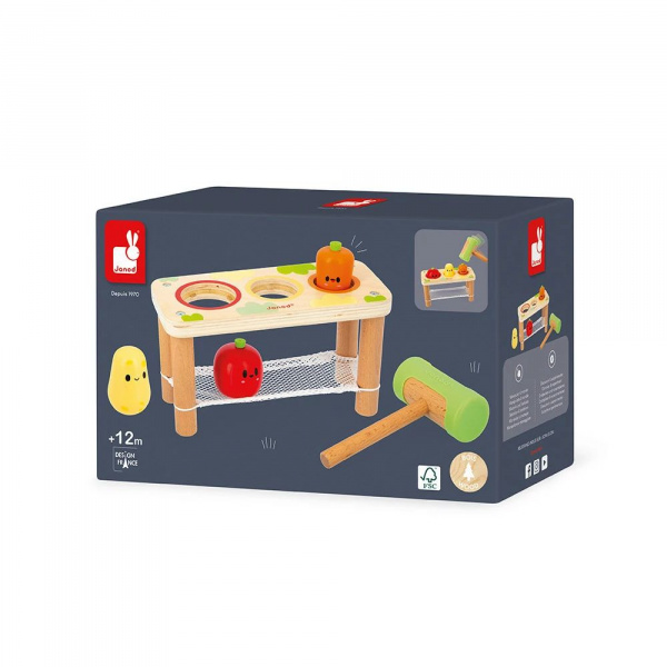 Jouet en bois tap tap légumes Janod