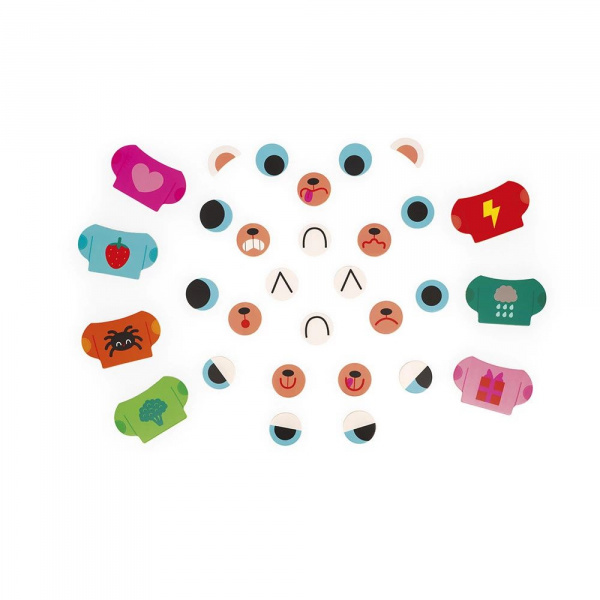 Jeu magnétique pour enfant créer ton personnage Janod