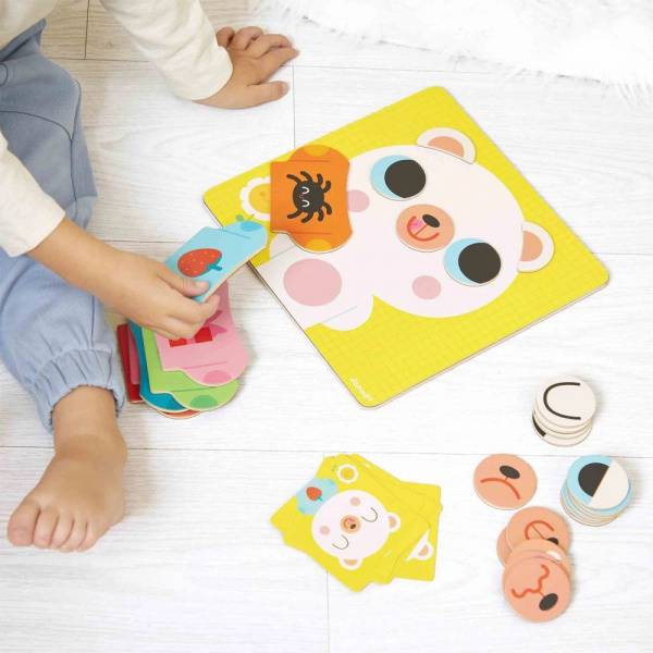 Jeu magnétique pour enfant créer ton personnage Janod