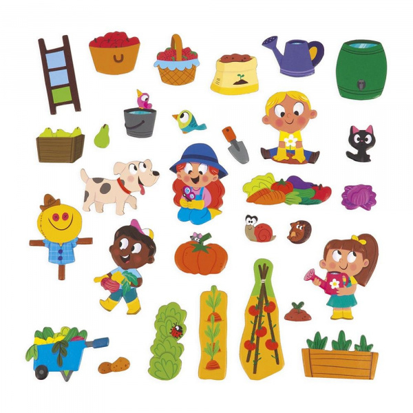 Jeu d'éveil magnétique magnéti'stories les animaux d'afrique Janod