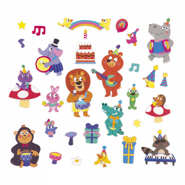 Jeu d'éveil magnétique magnéti'stories les animaux d'afrique Janod