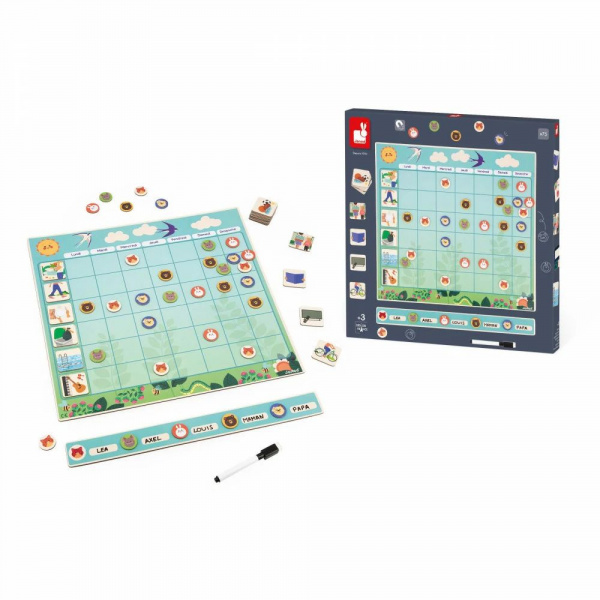 Tableau organisation emploi du temps pour enfant Janod