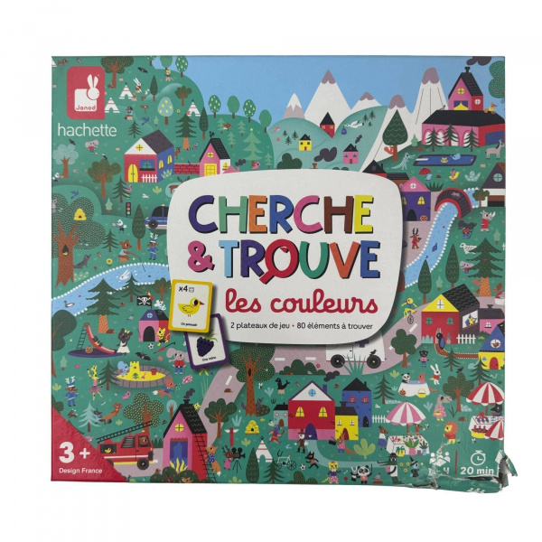 Les imparfaits - jeu d'observation cherche et trouve les couleurs Janod