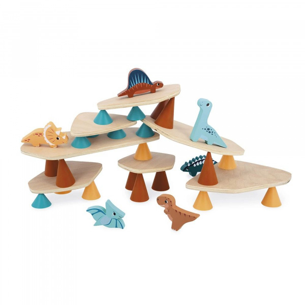 Jeu d'équilibre en bois pour enfant piks dino Janod