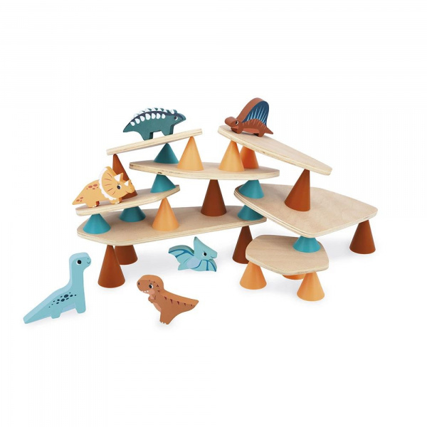 Jeu d'équilibre en bois pour enfant piks dino Janod