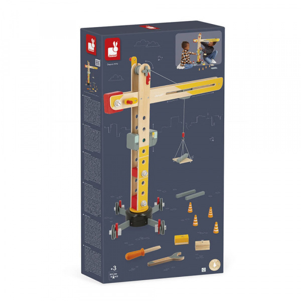 Grande grue en bois Janod