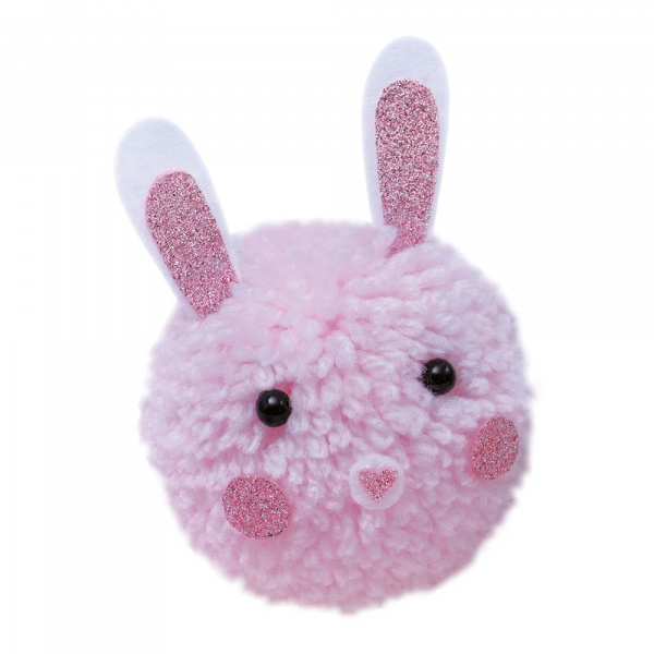 Kit créatif 2 pompons animaux à créer Janod