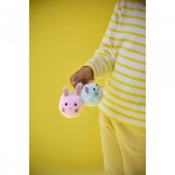 Kit créatif 2 pompons animaux à créer Janod