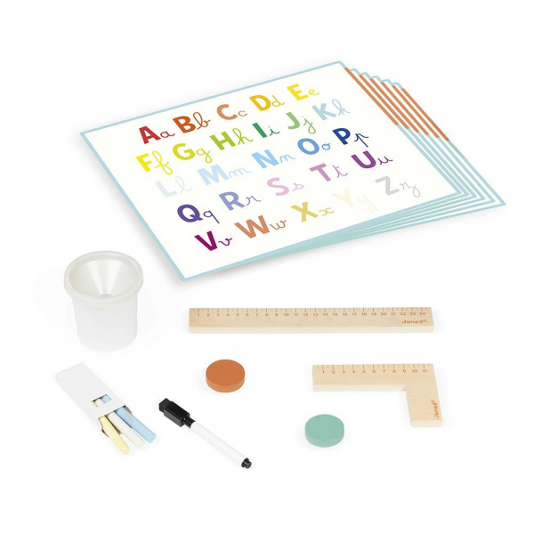 Tableau de la maîtresse en bois double face pour enfant Janod