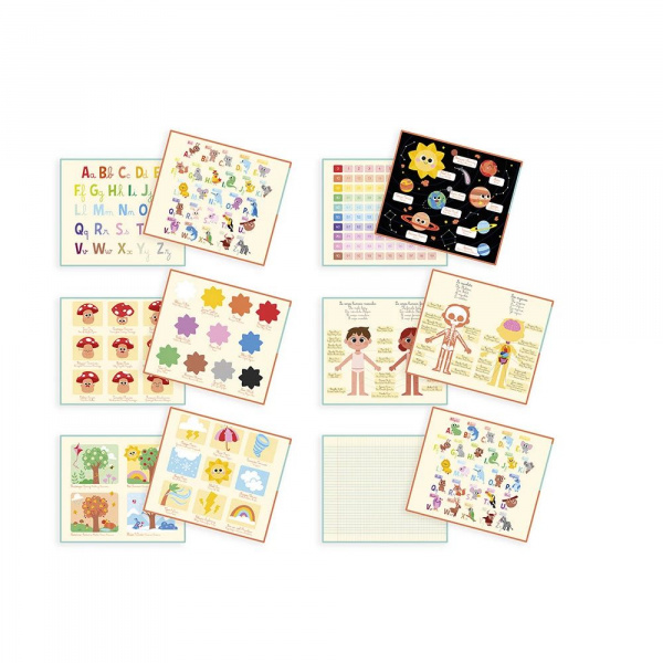 Tableau de la maîtresse en bois double face pour enfant Janod