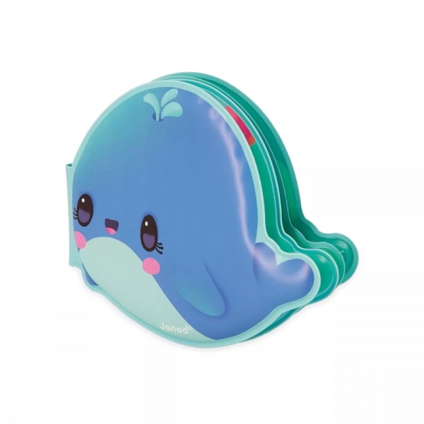 Livre de bain baleine Janod