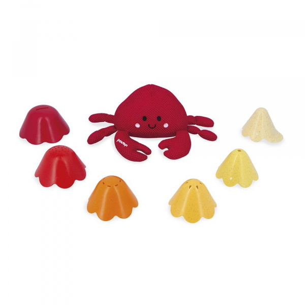 Jouet de bain éponge bernard et sa coquille Janod