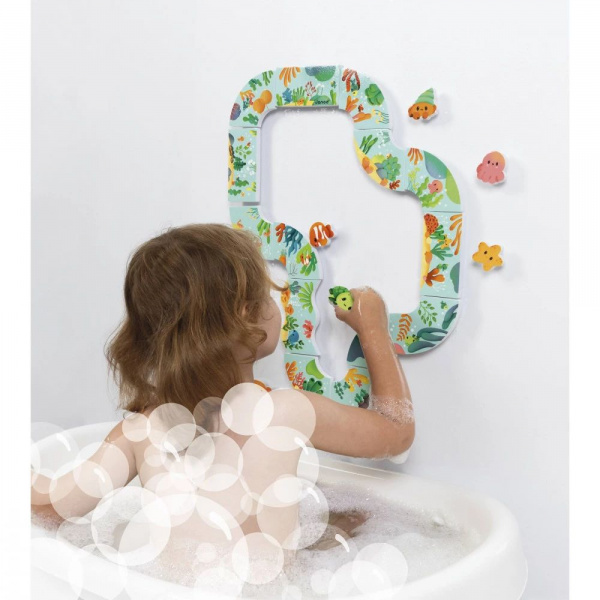 Jouet de bain parcours puzzle à assembler Janod