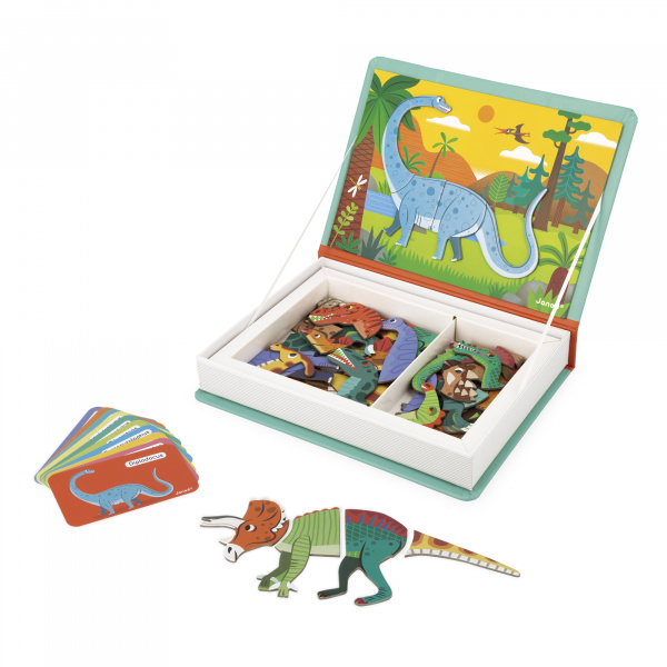 Jeu magnéti'book dinosaures Janod