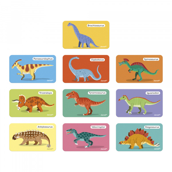 Jeu magnéti'book dinosaures Janod
