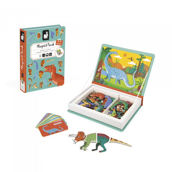 Jeu magnéti'book dinosaures Janod
