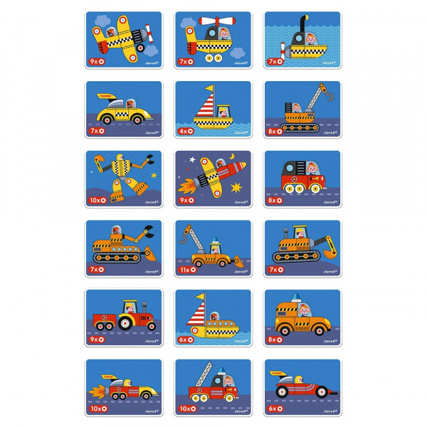 Jeu magnéti'book bolides Janod