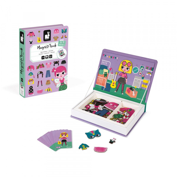 Jeu magnéti'book déguisements fille Janod