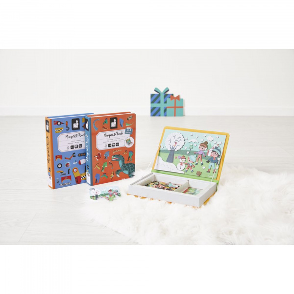 Jeu magnéti'book dinosaures Janod