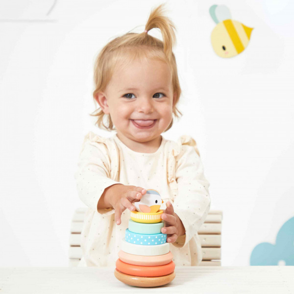 Culbuto empilable en bois lapin wwf Janod