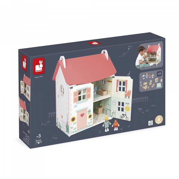 Maison de poupées en bois Janod
