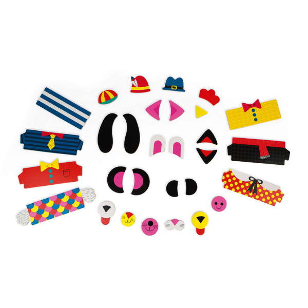 Jeu magnétique pour enfant créer ton personnage Janod