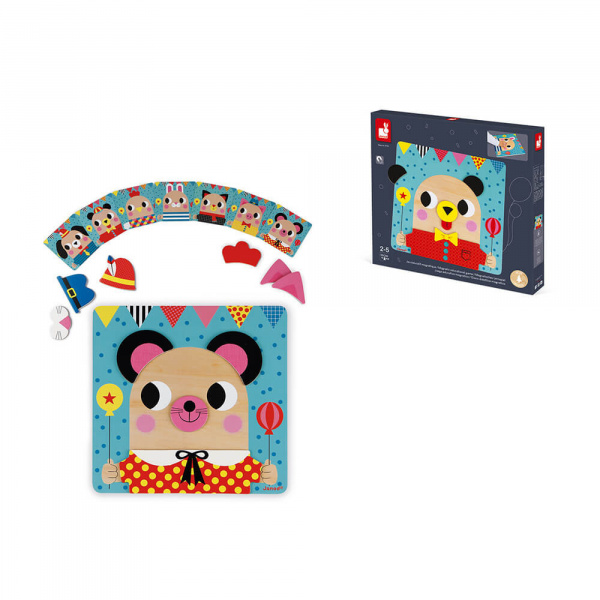 Jeu magnétique pour enfant créer ton personnage Janod