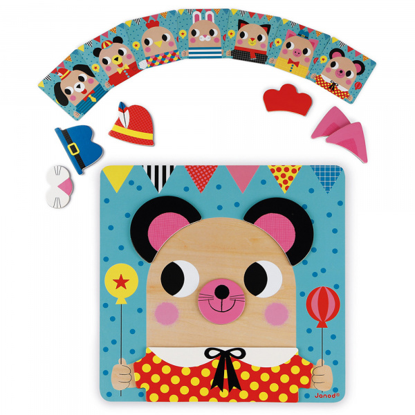 Jeu magnétique pour enfant créer ton personnage Janod