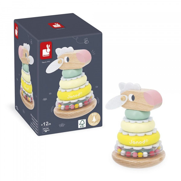 Culbuto empilable en bois mouton zigolos Janod