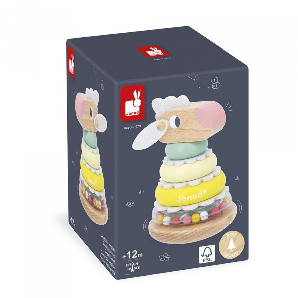 Culbuto empilable en bois mouton zigolos Janod